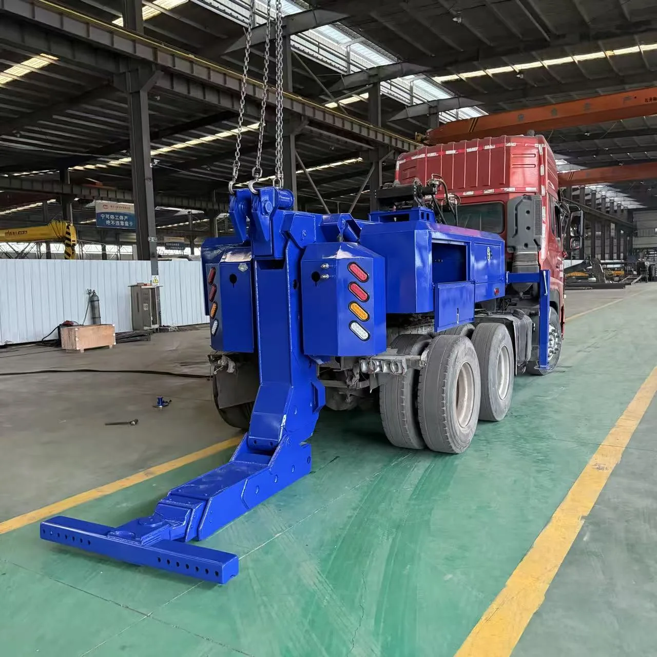 DTU detachable tow unit mounted on a truck