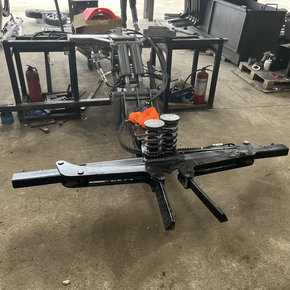 Pickup underlift kit mounted on truck
